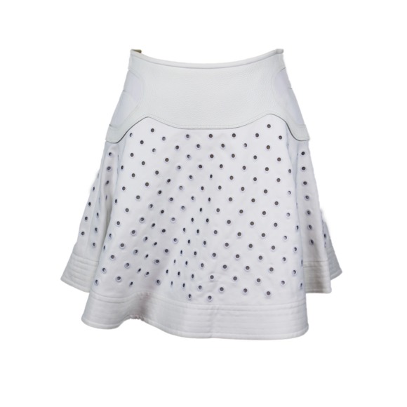 ALEXANDER WANG Skirt Leather & Grommets NWT $905